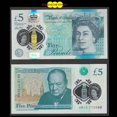 2016 Bank of England £5 Note (AB12) - Click Image to Close